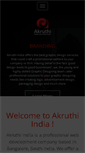 Mobile Screenshot of akruthiindia.com